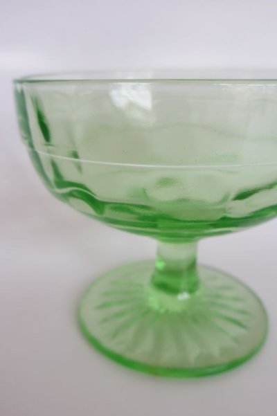 画像3: VZ2015019 デプレッショングラス　　シャーベットカップ　デプレッションガラス