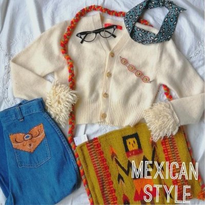 画像3: Mexico　メキシコ　タペテ　ショルダーバッグ　２カラー　　No!Vintage