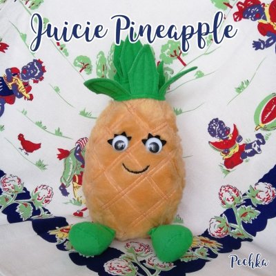 画像1: Del Monte -デルモンテ-PlushDoll ヴィンテージ　Juicie Pineapple