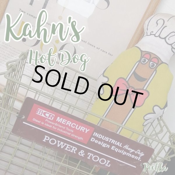 画像1: Kahn's　カーンズ　ヴィンテージ　Hot Dog chef　ホットドッグ　クロスドール (1)
