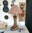画像5: Western boot Lamp/ウエスタンブーツ　ランプ/ネイティブ　NO!Vintage　　大型のため送料見積もり商品 (5)