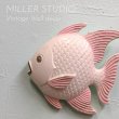 画像1: USA　VINTAGE　　MILLER　STUDIO　ミラースタジオ　お魚さん　壁掛け　1979年製　ミッドセンチュリー/モダン (1)