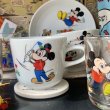 画像2: 再入荷　Disney　ディズニー　復刻シリーズ　ミッキー、ミニー、プルート　　マグ　　三郷陶器 (2)