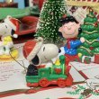 画像5: USA　VINTAGE/ヴィンテージ　SNOOPY　スヌーピー　オーナメント　機関車 クリスマス　PVCフィギュア (5)