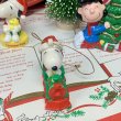 画像2: USA　VINTAGE/ヴィンテージ　SNOOPY　スヌーピー　オーナメント　機関車 クリスマス　PVCフィギュア (2)