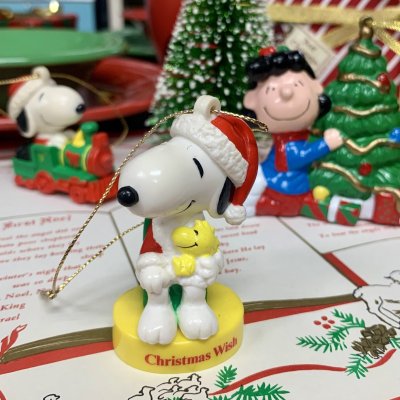 画像3: USA　VINTAGE/ヴィンテージ　SNOOPY　スヌーピー　オーナメント　Christmas Wish クリスマス　PVCフィギュア