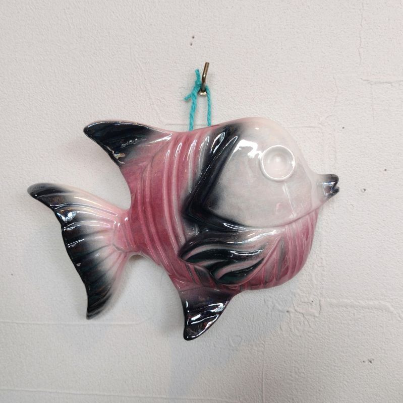 ミッドセンチュリー 陶器 フィッシュ ヴィンテージ 壁掛け レトロ 魚 USA