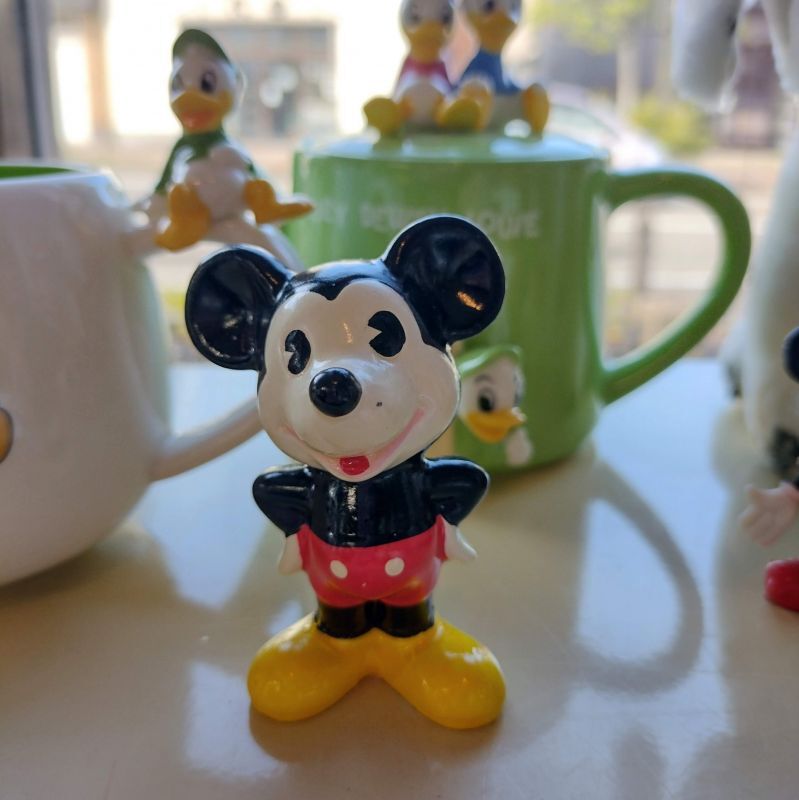 Vintage Disney ヴィンテージ ディズニー ミッキーマウス 陶器 ミニ