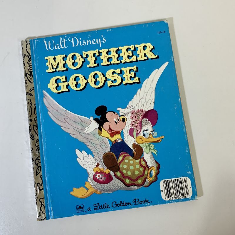 Vintage Disney ヴィンテージ 洋書 Mother Goose マザーグース ハード